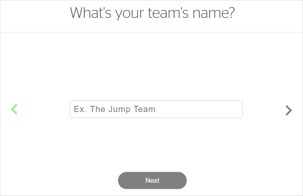 single click video calling team name